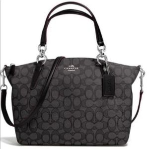 Coach Kelsey Satchel in Signature Jacquard